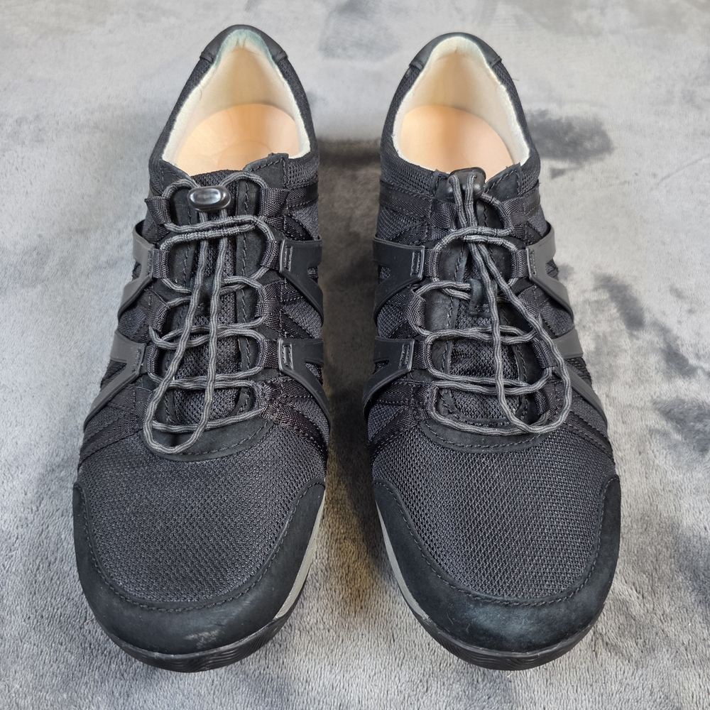Dansko Henriette Shoes Women's 42 / 11.5 Black Suede Comfort Walking Sneaker - Picture 3 of 8